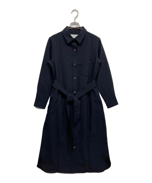 SOEJU（ソージュ）SOEJU (ソージュ) ソフトオックスシャツワンピース ネイビー サイズ:XSの古着・服飾アイテム