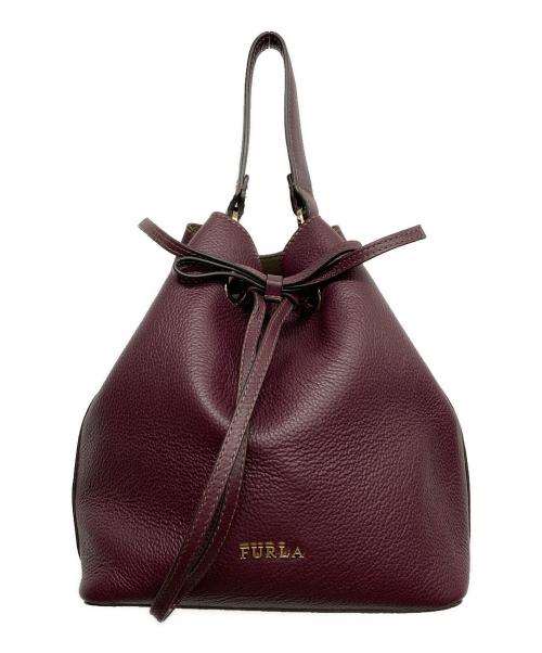 FURLA（フルラ）FURLA (フルラ) コスタンザ2wayショルダ-バッグ レッドの古着・服飾アイテム