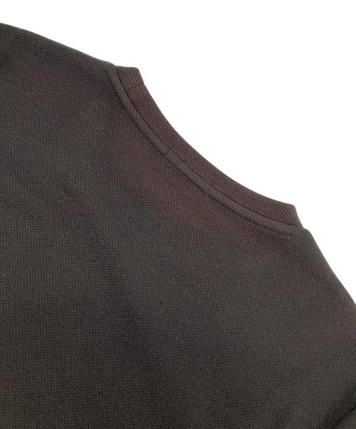 BLACK LABEL CRESTBRIDGE（ブラックレーベル クレストブリッジ）BLACK LABEL CRESTBRIDGE (ブラックレーベル クレストブリッジ) チェック柄ポケットクルーネック ブラウン サイズ:Lの古着・服飾アイテム