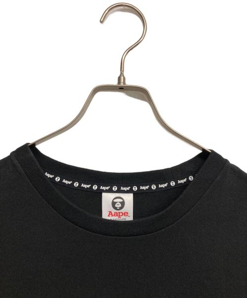A BATHING APE（アベイシングエイプ）A BATHING APE (アベイシングエイプ) プリントTシャツ ブラック サイズ:XLの古着・服飾アイテム