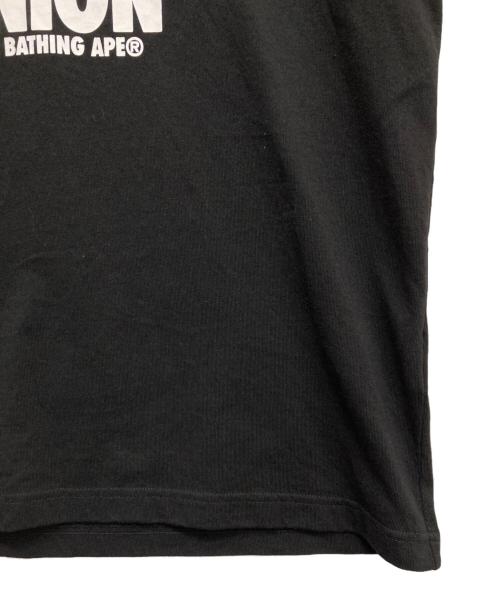 A BATHING APE（アベイシングエイプ）A BATHING APE (アベイシングエイプ) プリントTシャツ ブラック サイズ:XLの古着・服飾アイテム
