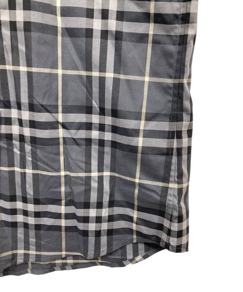 BURBERRY LONDON（バーバリーロンドン）BURBERRY LONDON (バーバリーロンドン) 半袖チェックシャツ グレー サイズ:XLの古着・服飾アイテム