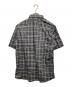 BURBERRY LONDON (バーバリーロンドン) 半袖チェックシャツ グレー サイズ:XL：18000円