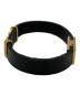 Yves Saint Laurent (イヴサンローラン) ロゴブレスレット ブラック：15000円
