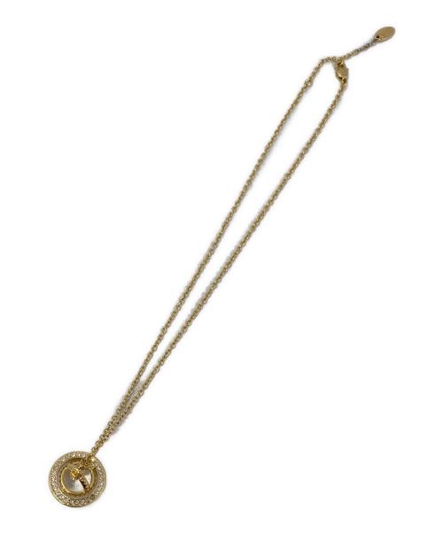 Vivienne Westwood（ヴィヴィアンウエストウッド）Vivienne Westwood (ヴィヴィアンウエストウッド) オーブネックレス ゴールドの古着・服飾アイテム