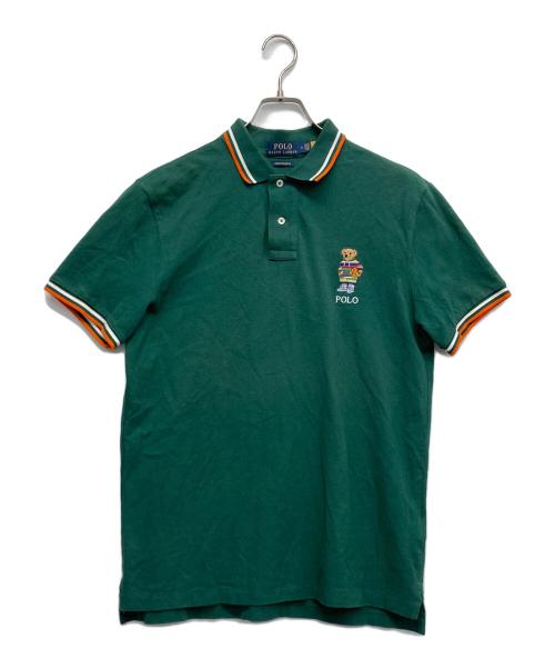 POLO RALPH LAUREN（ポロ・ラルフローレン）POLO RALPH LAUREN (ポロ・ラルフローレン) 半袖ポロシャツ グリーン サイズ:Mの古着・服飾アイテム