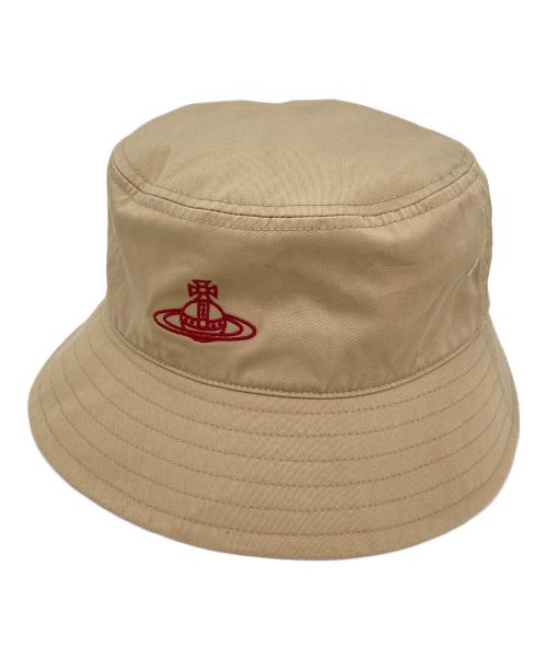 Vivienne Westwood（ヴィヴィアンウエストウッド）Vivienne Westwood (ヴィヴィアンウエストウッド) バケットハット ベージュ サイズ:M~Sの古着・服飾アイテム