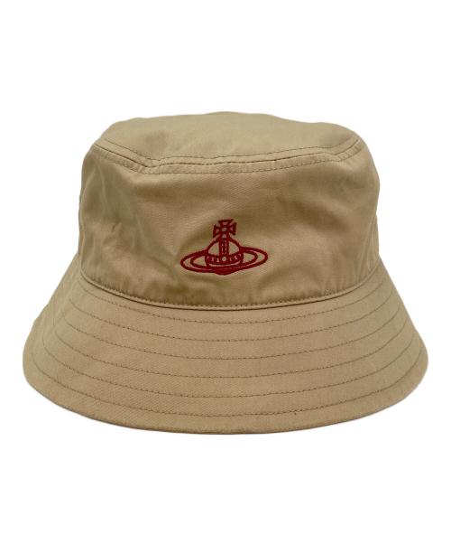 Vivienne Westwood（ヴィヴィアンウエストウッド）Vivienne Westwood (ヴィヴィアンウエストウッド) バケットハット ベージュ サイズ:M~Sの古着・服飾アイテム