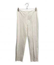 MaxMara（マックスマーラ）の古着「センタープレスパンツ」｜ホワイト