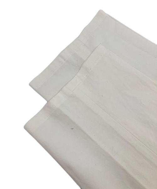 MaxMara（マックスマーラ）MaxMara (マックスマーラ) センタープレスパンツ ホワイト サイズ:38の古着・服飾アイテム