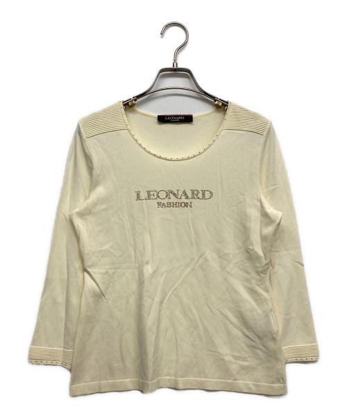 LEONARD（レオナール）LEONARD (レオナール) ロゴカットソー イエロー サイズ:38の古着・服飾アイテム