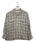 J.S HOMESTEADジャーナルスタンダード ホームステッド）の古着「オンブレオープンカラーシャツ」｜グレー