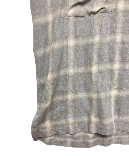 J.S HOMESTEAD（ジャーナルスタンダード ホームステッド）J.S HOMESTEAD (ジャーナルスタンダード ホームステッド) オンブレオープンカラーシャツ グレー サイズ:Lの古着・服飾アイテム