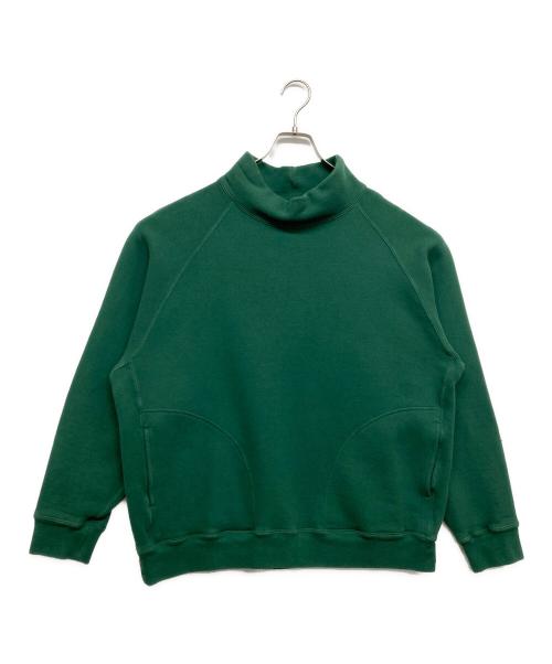J.S HOMESTEAD（ジャーナルスタンダード ホームステッド）J.S HOMESTEAD (ジャーナルスタンダード ホームステッド) ハイネックスウェット グリーン サイズ:Lの古着・服飾アイテム