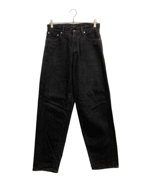 leno（リノ）LENO (リノ) LOOSE TAPERED JEANS ブラック サイズ:32の古着・服飾アイテム