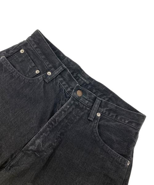 leno（リノ）LENO (リノ) LOOSE TAPERED JEANS ブラック サイズ:32の古着・服飾アイテム