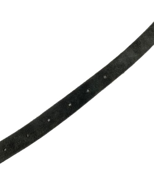 KOLOR（カラー）KOLOR (カラー) レザーベルト ブラックの古着・服飾アイテム