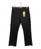 JOURNAL STANDARDジャーナルスタンダード）の古着「ストレッチセミフレアパンツ」｜ブラック