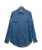big macビッグマック）の古着「70ｓウエスタンデニムシャツ」｜ブルー