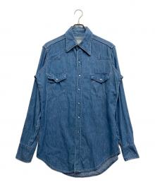 big mac（ビッグマック）の古着「70ｓウエスタンデニムシャツ」｜ブルー