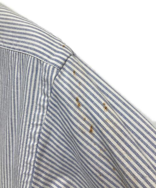 POLO RALPH LAUREN（ポロ・ラルフローレン）POLO RALPH LAUREN (ポロ・ラルフローレン) ストライプシャツ ブルー サイズ:Mの古着・服飾アイテム