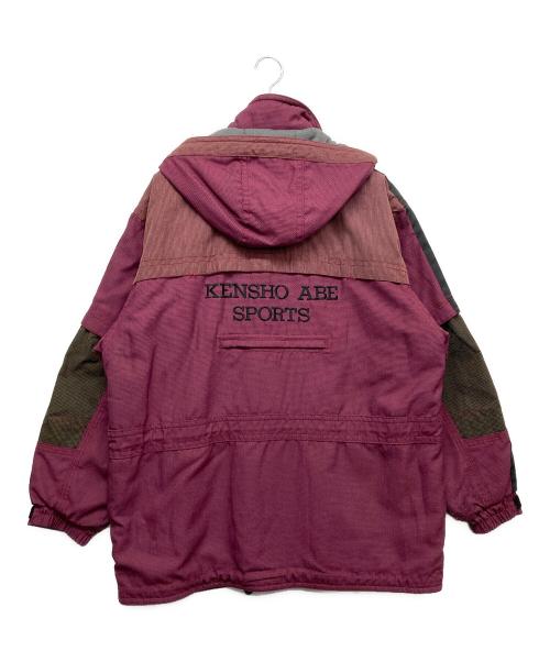 KENSHO ABE HOMME（ケンショウアベオム）KENSHO ABE HOMME (ケンショウアベオム) シンサレート 中綿 マルチポケット ギミック マウンテンジャケット ピンク サイズ:Lの古着・服飾アイテム
