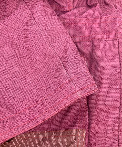 KENSHO ABE HOMME（ケンショウアベオム）KENSHO ABE HOMME (ケンショウアベオム) シンサレート 中綿 マルチポケット ギミック マウンテンジャケット ピンク サイズ:Lの古着・服飾アイテム