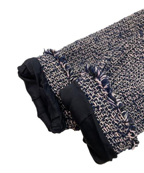 theory（セオリー）theory (セオリー) ツイードコート ピンク サイズ:Sの古着・服飾アイテム