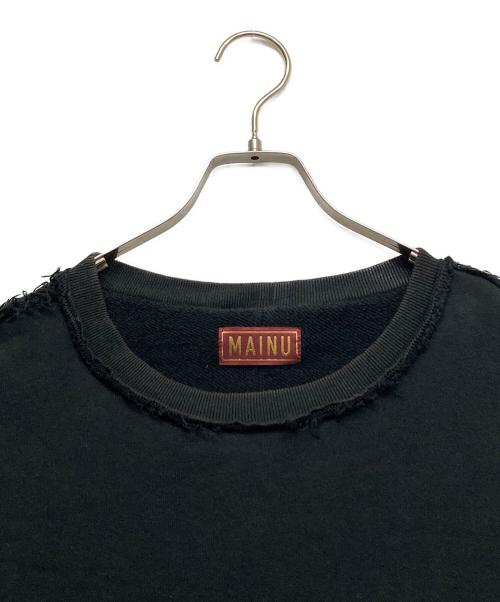 MAINU（マイヌ）mainu (マイヌ) デザインTシャツ ブラック サイズ:2の古着・服飾アイテム