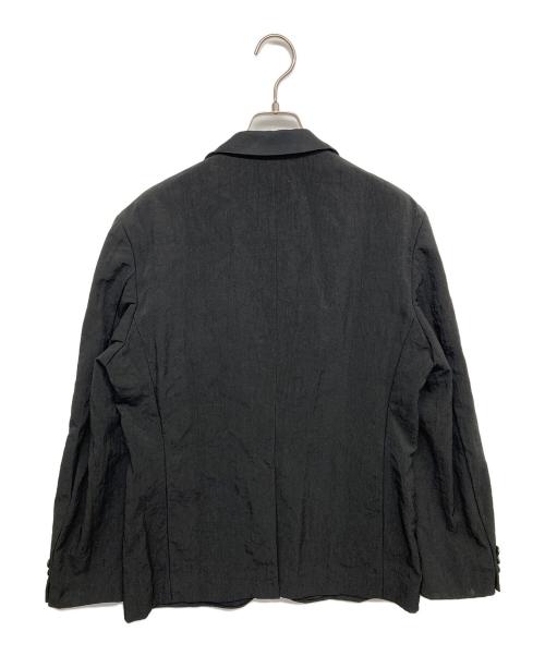 COMME des GARCONS HOMME（コムデギャルソン オム）COMME des GARCONS HOMME (コムデギャルソン オム) ジャージーピークドラペルテーラードジャケット ブラック サイズ:SSの古着・服飾アイテム