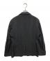 COMME des GARCONS HOMME (コムデギャルソン オム) ジャージーピークドラペルテーラードジャケット ブラック サイズ:SS：20000円