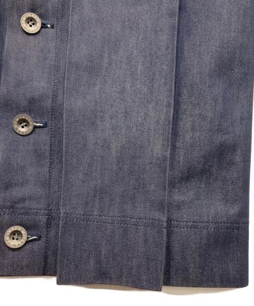 ISSEY MIYAKE MEN（イッセイミヤケメン）ISSEY MIYAKE MEN (イッセイミヤケメン) プリーツデニムジャケット インディゴ サイズ:3の古着・服飾アイテム