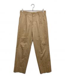 COMME des GARCONS HOMME（コムデギャルソン オム）の古着「タックパンツ」｜ベージュ