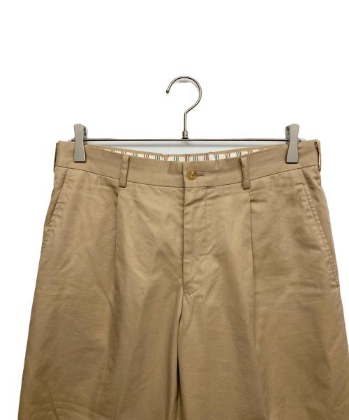 COMME des GARCONS HOMME（コムデギャルソン オム）COMME des GARCONS HOMME (コムデギャルソン オム) タックパンツ ベージュ サイズ:Mの古着・服飾アイテム