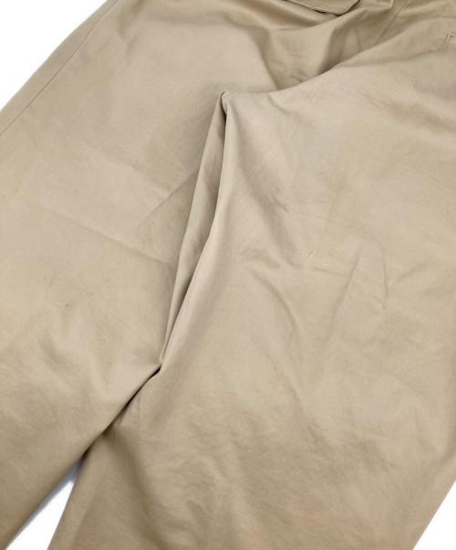 COMME des GARCONS HOMME（コムデギャルソン オム）COMME des GARCONS HOMME (コムデギャルソン オム) タックパンツ ベージュ サイズ:Mの古着・服飾アイテム