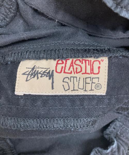 stussy（ステューシー）stussy (ステューシー) elastic stuff ハーフパンツ ブラック サイズ:Sの古着・服飾アイテム