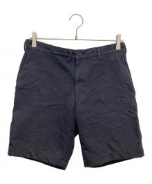 COMME des GARCONS HOMME（コムデギャルソン オム）の古着「綿エステル高密度ウェザー ショートパンツ」｜ネイビー