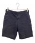 COMME des GARCONS HOMME（コムデギャルソン オム）の古着「綿エステル高密度ウェザー ショートパンツ」｜ネイビー