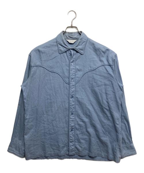 UNUSED（アンユーズド）UNUSED (アンユーズド) ウエスタンシャツ ブルー サイズ:3の古着・服飾アイテム
