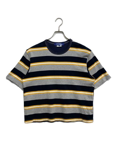 COMME des GARCONS JUNYA WATANABE MAN（コムデギャルソンジュンヤワタナベマン）COMME des GARCONS JUNYA WATANABE MAN (コム デ ギャルソン ジュンヤ ワタナベ マン) ボーダーTシャツ グレー サイズ:Mの古着・服飾アイテム