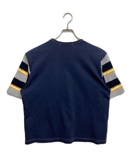 COMME des GARCONS JUNYA WATANABE MAN（コムデギャルソンジュンヤワタナベマン）COMME des GARCONS JUNYA WATANABE MAN (コム デ ギャルソン ジュンヤ ワタナベ マン) ボーダーTシャツ グレー サイズ:Mの古着・服飾アイテム