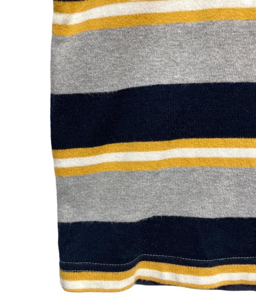 COMME des GARCONS JUNYA WATANABE MAN（コムデギャルソンジュンヤワタナベマン）COMME des GARCONS JUNYA WATANABE MAN (コム デ ギャルソン ジュンヤ ワタナベ マン) ボーダーTシャツ グレー サイズ:Mの古着・服飾アイテム