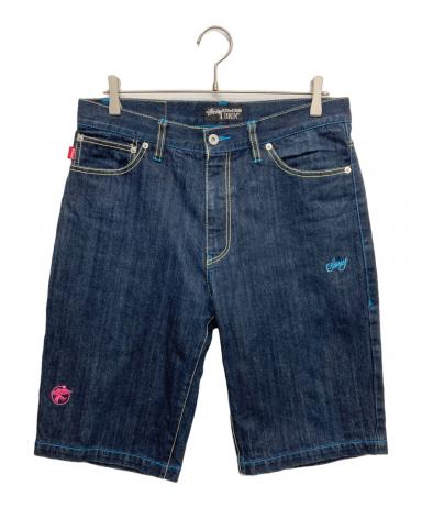 Stussy ROUGH & RUGGED デニム ハーフパンツ 中古・古着通販】stussy (ステューシー) ROUGH RUGGEDデニムハーフ