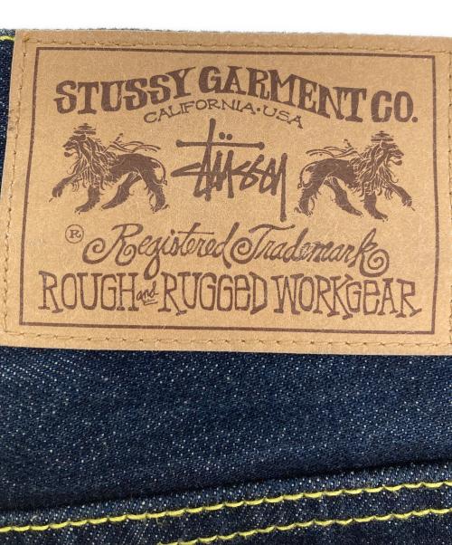 stussy（ステューシー）stussy (ステューシー) ROUGH RUGGEDデニムハーフパンツ インディゴ サイズ:81cm (W32)の古着・服飾アイテム