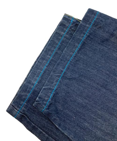 stussy（ステューシー）stussy (ステューシー) ROUGH RUGGEDデニムハーフパンツ インディゴ サイズ:81cm (W32)の古着・服飾アイテム