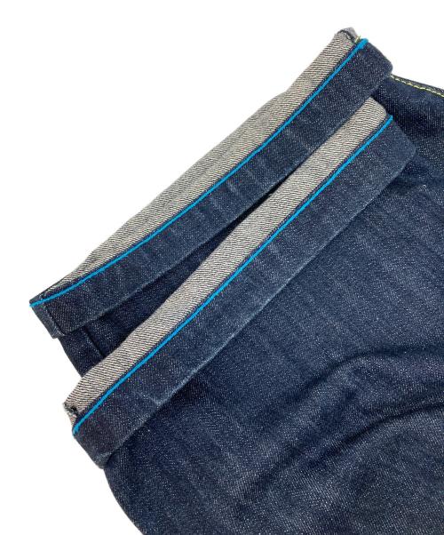 stussy（ステューシー）stussy (ステューシー) ROUGH RUGGEDデニムハーフパンツ インディゴ サイズ:81cm (W32)の古着・服飾アイテム