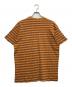 stussy (ステューシー) 80sジャガードボーダーTシャツ オレンジ サイズ:M：27000円
