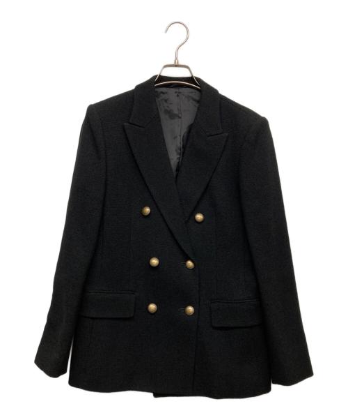 ANAYI（アナイ）ANAYI (アナイ) ウールジャケット ブラック サイズ:38の古着・服飾アイテム