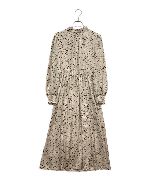 ANAYI（アナイ）ANAYI (アナイ) ペチコート付長袖ワンピース ベージュ サイズ:38の古着・服飾アイテム