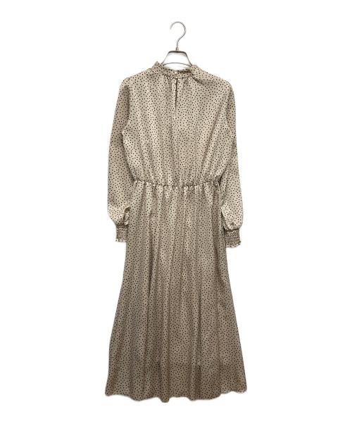 ANAYI（アナイ）ANAYI (アナイ) ペチコート付長袖ワンピース ベージュ サイズ:38の古着・服飾アイテム